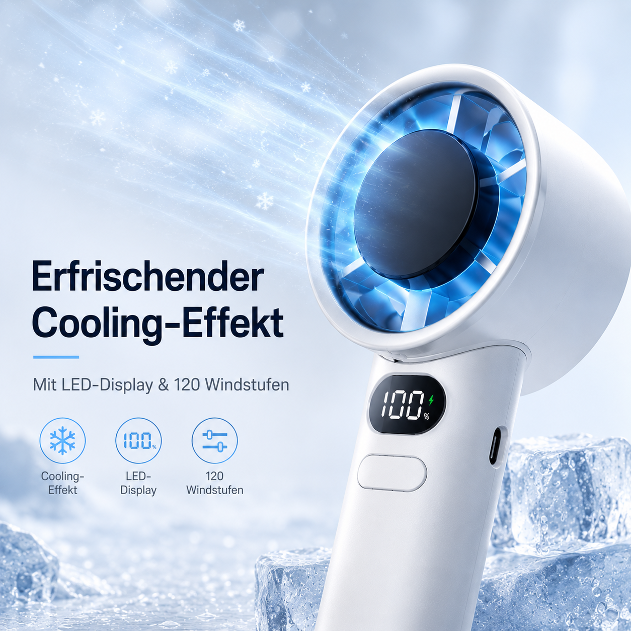 CoolBreeze™ Handventilator mit Kühlfunktion